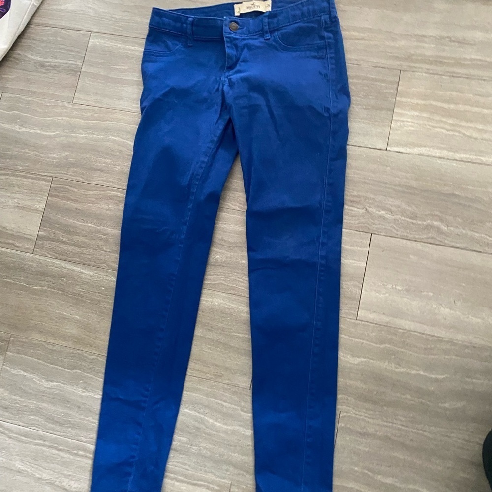 HOLLISTER Skinny Low Rise Denim Jeans Blue Pants Denim Women's Size 3 26 - Picture 1 of 5